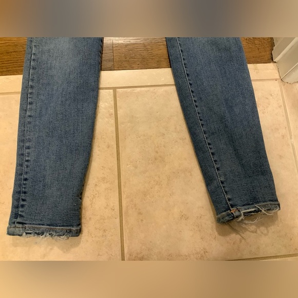 GOOD AMERICAN High Waisted Indigo Medium Wash Skinny Denim Women’s Jeans Size 27 - Picture 3 of 13